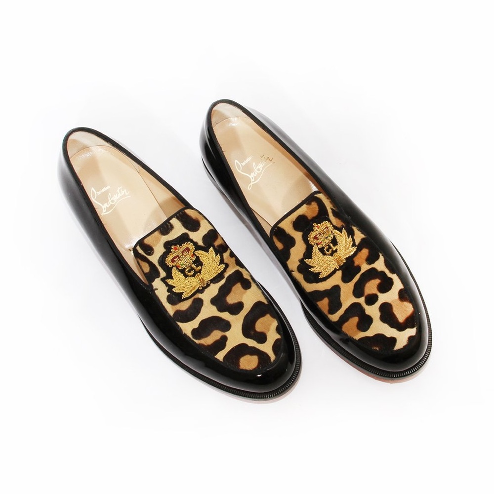 Christian Louboutin Leopard Loafer